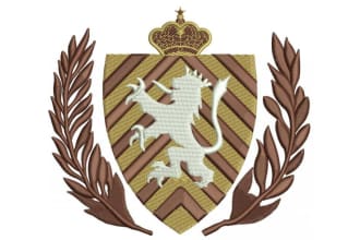 do embroidery digitizing logo into dst,pes,jef,emb file asap