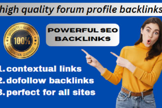 make 5500 forum profile seo backlinks