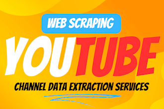 scrape youtube data with python