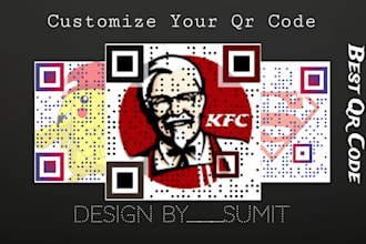 generate a custom qr code design with logo in 20 min