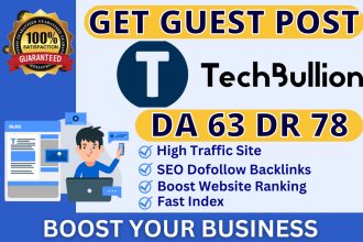 publish article guest post pr on techbullion, newsbreak seo backlinks
