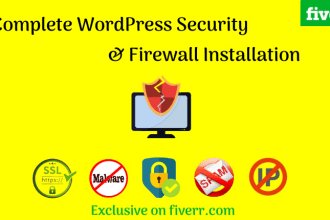 do complete wordpress security and firewall installation