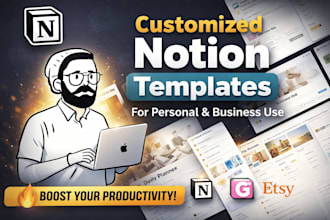 create an advanced and aesthetic notion template