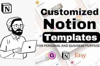build a customized and advance aesthetic notion template