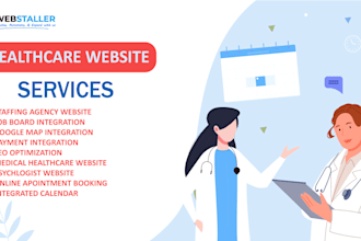 design home care website and healthcare staffing agency website
