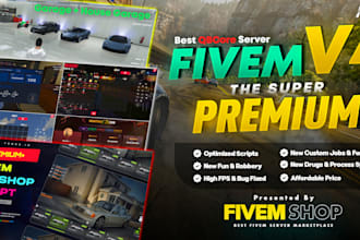 create fivem qbcore server fully the latest