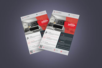 design commercial flyer or brochure for your business