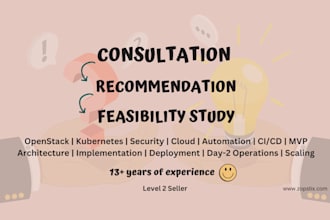 provide consultation on all devops, cloud and security stuff
