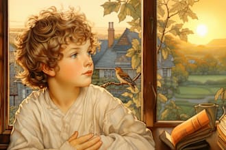 make children book illustrations stories using midjourney