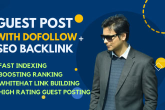 do SEO link building with high quality dofollow backlinks from high da pa sites