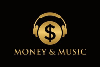 make modern production, music, film, studio logo design