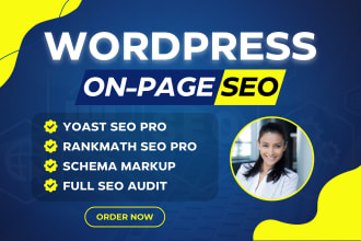 do wordpress on page seo optimization using rank math or yoast