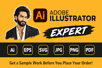 do vector tracing and image to vector conversion in adobe illustrator
