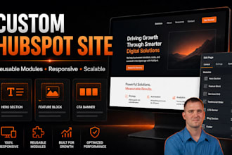 develop a custom website in hubspot cms