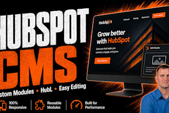 develop a custom website in hubspot cms