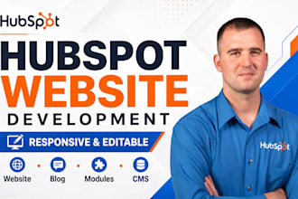 develop a custom website in hubspot cms