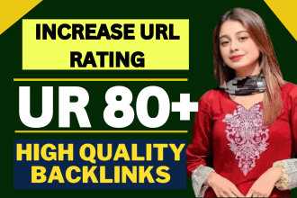 increase url rating ahrefs ur 80 plus in 15 days
