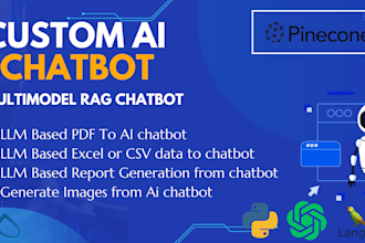make custom multimodel rag chatbots using llms, python and openai, chatgpt