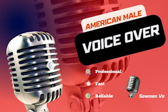 do commercial voiceover using my american accent