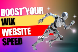 speed up wix website on google pagespeed insight report
