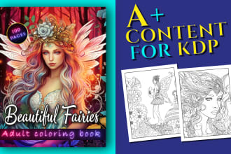 design a plus content for KDP adult coloring book adult coloring page KDP cover