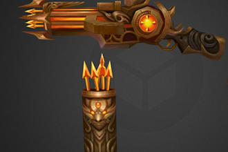 make high quality 3d weapons for games