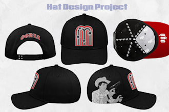 create a hat design for homies and family