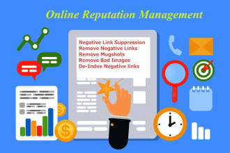 remove negative links,  negative news articles and bad images