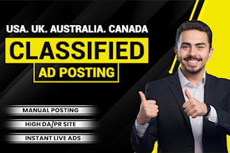 post your ads on local USA, UK, canada, australia top classified ad posting site