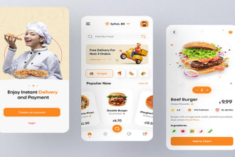 develop restaurant app, food ordering, food delivery app