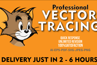 vectorize, redraw, trace, recreate your logo or image