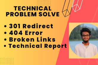do 301 redirect, 404 errors, and SEO audits for your website