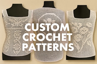 write a detailed crochet clothing patterns