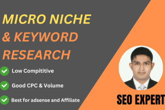 do highly profitable micro niche research with keywords