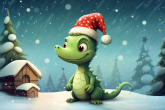 create christmas illustrations, cards, banners, invitations, posters and more