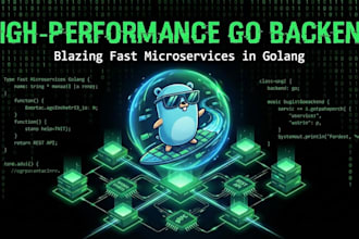 develop high performance backend microservices in go golang