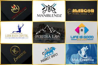 do modern minimalist, versatile luxury letter business logo design
