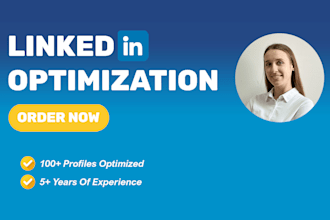 create and professionally optimize your linkedin profile