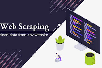 do web scraping, data scraping, images and text