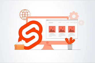 build a modern performant website using svelte and sveltekit