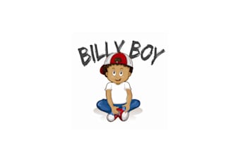 design awesome modern billy boy logo