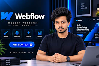 create an awesome webflow website