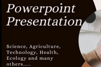 prepare and design professional power point presentations