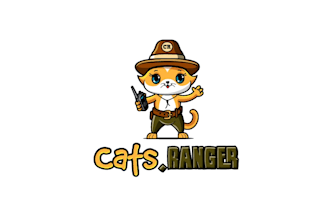 design splendid surprising cats ranger logo
