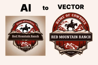 convert your ai artificial intelligence logo to vector