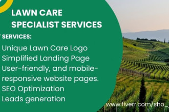 design lawn care gardener website lawn care landing page lawn care website
