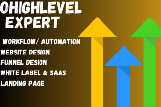 build gohighlevel sales funnel, website and your kajabi go high level expert