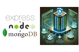 develop the backend of your app using nodejs, express, and mongodb