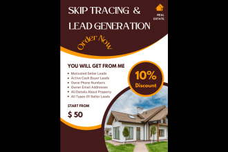 generate high quality real estate leads with skip tracing