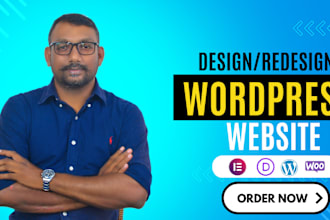 do wordpress website design and website development